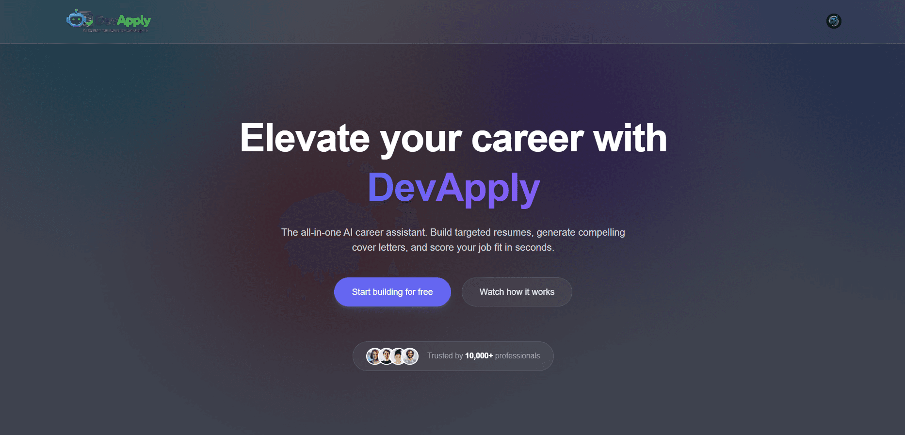 DevApply - Aditya Project Screenshot